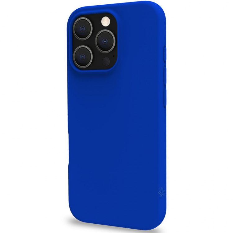 Celly Cromo Soft rubber case iPhone 16 Pro Blå