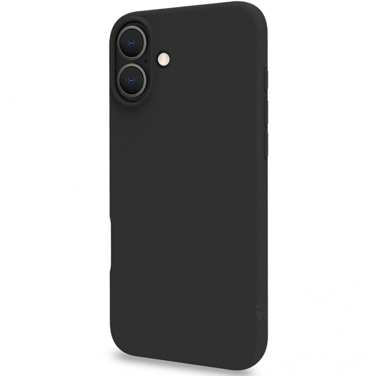 Celly Cromo Soft rubber case iPhone 16 Plus Svart
