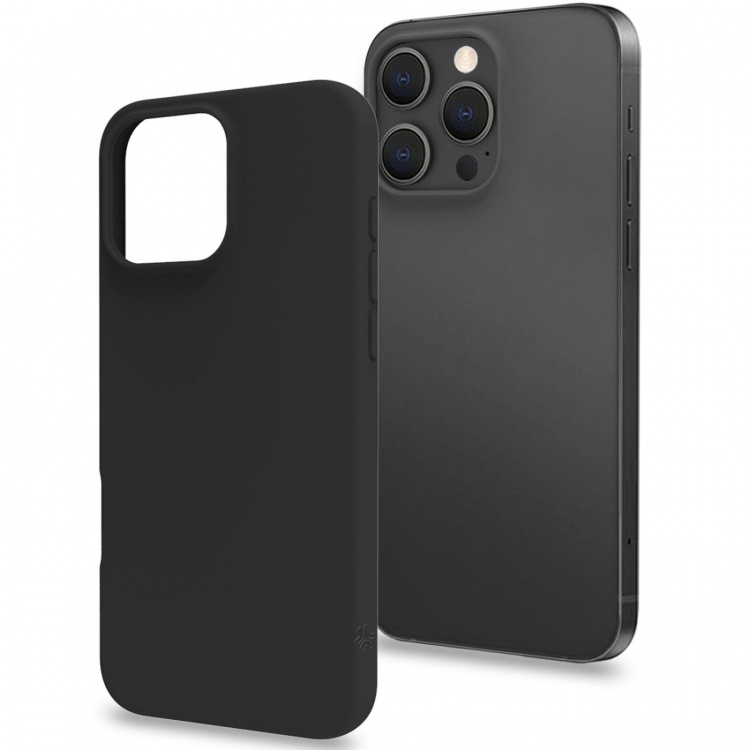 Celly Cromo Soft rubber case iPhone 16 Pro Max Svart Celly Cromo Soft rubber case iPhone 16 Pro Max Svart