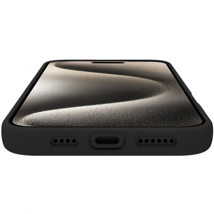 Celly Cromomag Soft rubber case MagSafe-kompatibelt 16 Pro Max Svart