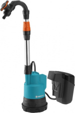 GARDENA Regnvattenpump 2000/2 18V P4A, batteri och laddare