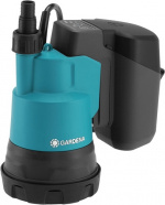 GARDENA 2000/2 18V P4A slangpump för rent vatten, batteri och laddare GARDENA 2000/2 18V P4A slangpump för rent vatten, batteri och laddare