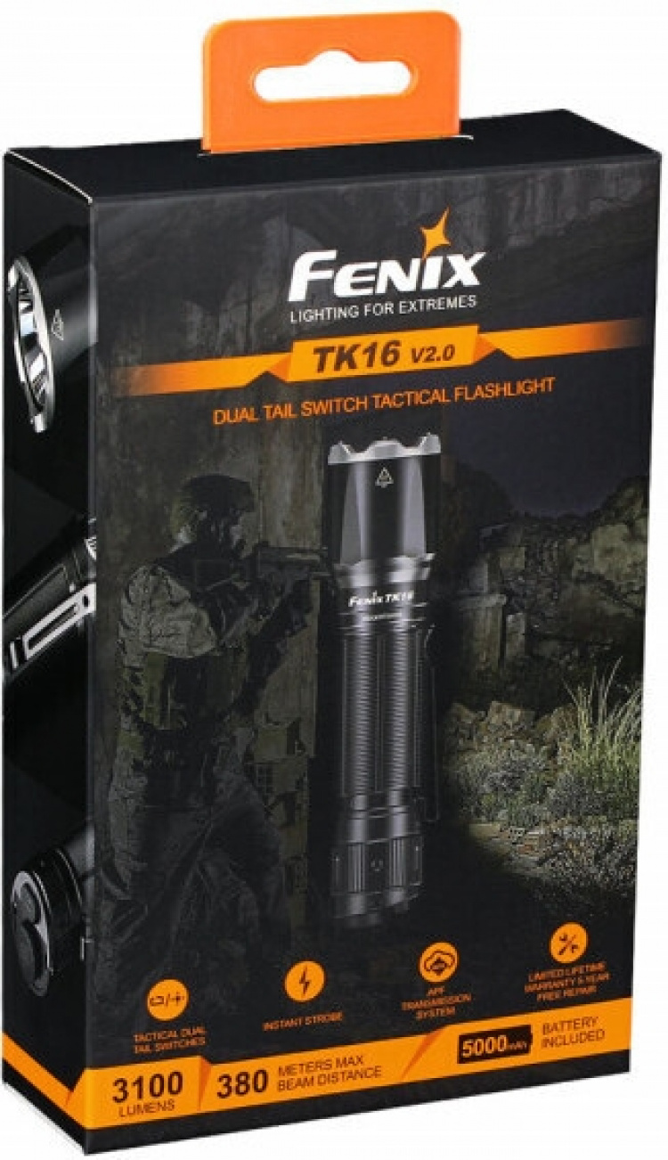 Fenix TK16 V2.0 taktisk ficklampa