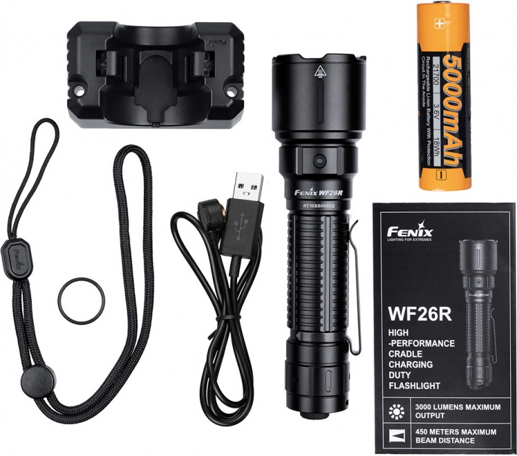 Fenix WF26R ficklampa, 3000 lm