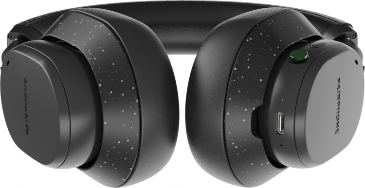 Fairphone Fairbuds XL trådlösa hörlurar, svart