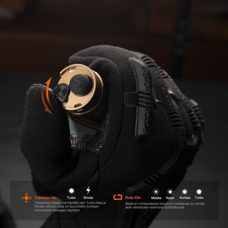 Fenix TK20R UE ficklampa, 2800 lm, grå