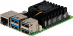 Raspberry Pi kyl med fläkt, Raspberry Pi 5 B, svart