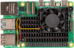 Raspberry Pi kyl med fläkt, Raspberry Pi 5 B, svart