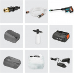 GARDENA AquaClean 24/18V P4A Premium medeltryckstvätt med vattentank, batteri och laddare