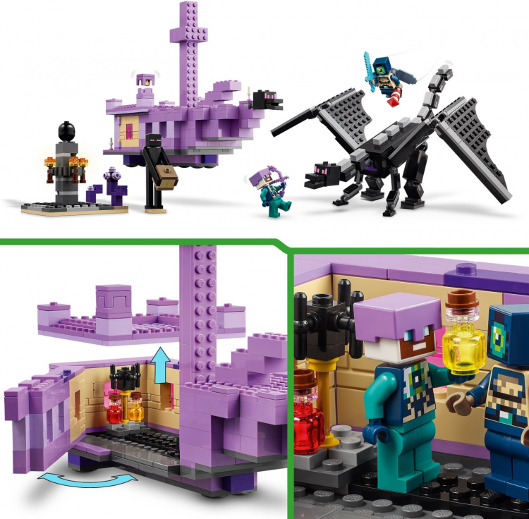 LEGO Minecraft 21264 - Ödla och spindelfartyg
