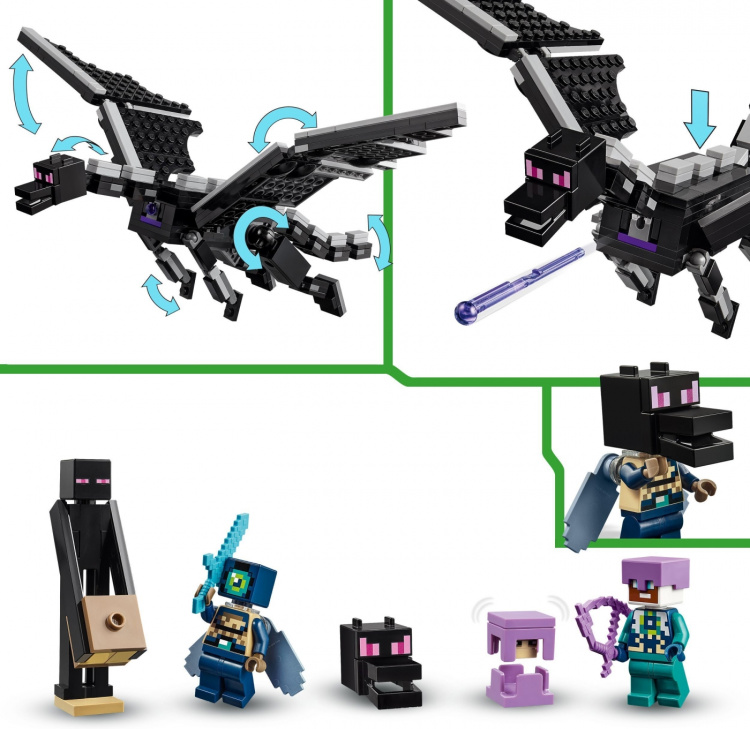 LEGO Minecraft 21264 - Ödla och spindelfartyg
