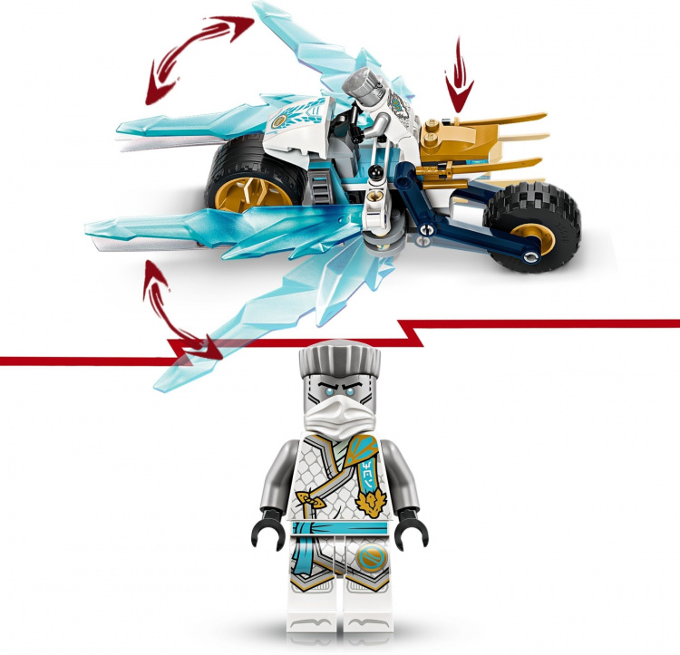 LEGO Ninjago 71816 - Zanes ismotorcykel