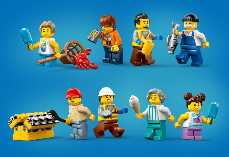 LEGO My City 60422 - Hamn och lastfartyg