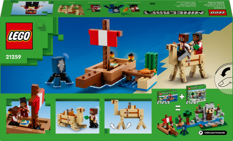 LEGO Minecraft 21259 - Piratskeppets resa