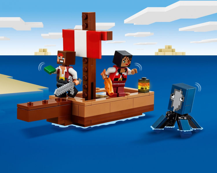 LEGO Minecraft 21259 - Piratskeppets resa