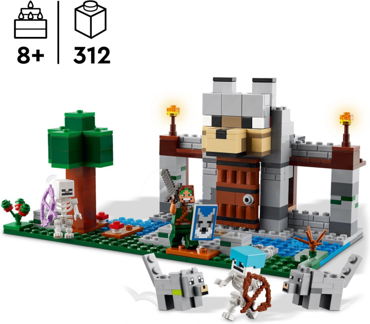LEGO Minecraft 21261 - Vargfortet
