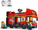 LEGO City Fantastiska fordon 60407 - Röd turistbuss med dubbeldäckare