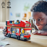 LEGO City Fantastiska fordon 60407 - Röd turistbuss med dubbeldäckare