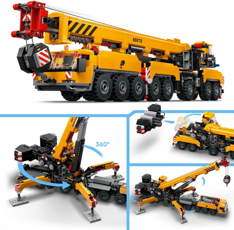 LEGO City Stora fordon 60409 - Gul mobil byggkran