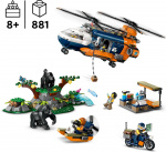 LEGO City Exploration 60437 - Helikopter från djungelforskare i läger
