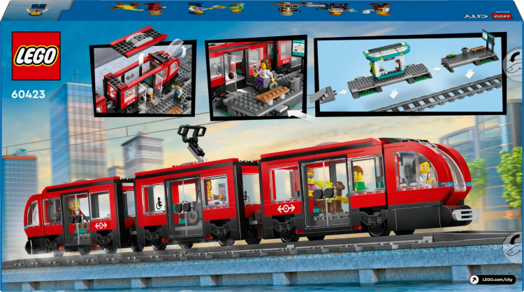 LEGO City Tåg 60423 - Expresshållplats i centrum