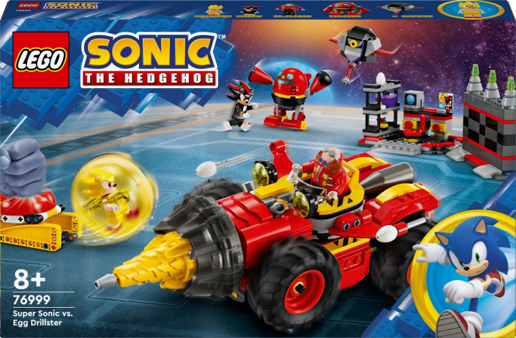 LEGO Sonic 76999 - Super Sonic mot äggborrmaskin