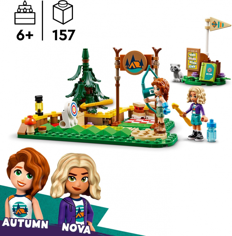 LEGO Friends 42622 - Äventyrsläger med bågskyttebana