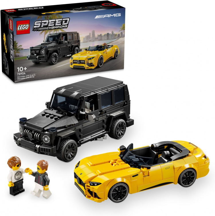 LEGO Speed Champions 76924 - Mercedes-AMG G 63 och Mercedes-AMG SL 63