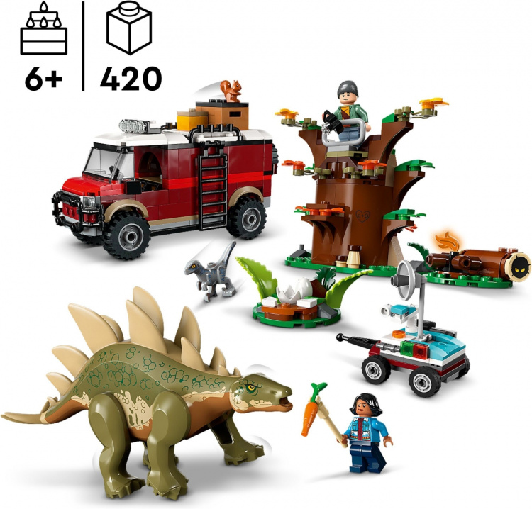 LEGO Jurassic World 76965 - Dinosaurieverksamhet: Stegosaurus