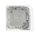 Nedis Nätverksvägglåda | Infälld montering | 2-Port port(s) | CAT7 | Rak | Hona | Guldplaterad | PVC | Elfenben | Låda Nedis Nätverksvägglåda | Infälld montering | 2-Port port(s) | CAT7 | Rak | Hona | Guldplaterad | PVC | Elfenben | Låda