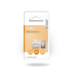 Nedis RJ45-kontakt | Hane | Strandad STP CAT5 | Rak | Guldplaterad | 10 st. | Polycarbonate | Transparent | Låda