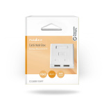Nedis Nätverksvägglåda | Ytmontering | 2-Port port(s) | UTP CAT6 | Rak | Hona | Guldplaterad | PVC | Vit | Låda