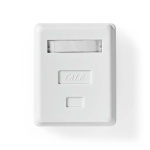 Nedis Nätverksvägglåda | Ytmontering | 1-Port port(s) | STP CAT6 | Rak | Hona | Guldplaterad | PVC | Vit | Låda Nedis Nätverksvägglåda | Ytmontering | 1-Port port(s) | STP CAT6 | Rak | Hona | Guldplaterad | PVC | Vit | Låda