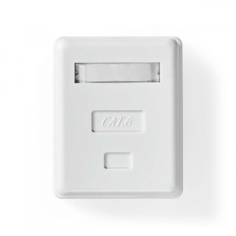 Nedis Nätverksvägglåda | Ytmontering | 1-Port port(s) | STP CAT6 | Rak | Hona | Guldplaterad | PVC | Vit | Låda Nedis Nätverksvägglåda | Ytmontering | 1-Port port(s) | STP CAT6 | Rak | Hona | Guldplaterad | PVC | Vit | Låda