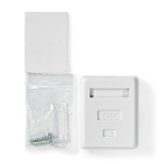 Nedis Nätverksvägglåda | Ytmontering | 1-Port port(s) | STP CAT6 | Rak | Hona | Guldplaterad | PVC | Vit | Låda Nedis Nätverksvägglåda | Ytmontering | 1-Port port(s) | STP CAT6 | Rak | Hona | Guldplaterad | PVC | Vit | Låda