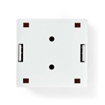 Nedis Nätverksvägglåda | Ytmontering | 2-Port port(s) | STP CAT6 | Rak | Hona | Guldplaterad | PVC | Vit | Låda Nedis Nätverksvägglåda | Ytmontering | 2-Port port(s) | STP CAT6 | Rak | Hona | Guldplaterad | PVC | Vit | Låda