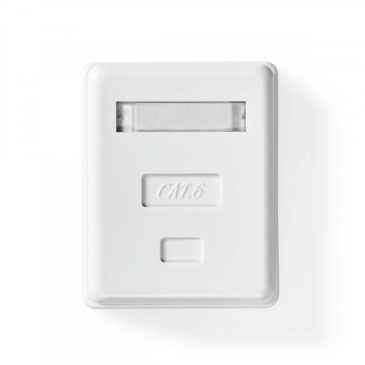 Nedis Nätverksvägglåda | Ytmontering | 1-Port port(s) | UTP CAT6 | Rak | Hona | Guldplaterad | ABS | Vit | Låda Nedis Nätverksvägglåda | Ytmontering | 1-Port port(s) | UTP CAT6 | Rak | Hona | Guldplaterad | ABS | Vit | Låda