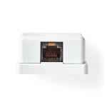 Nedis Nätverksvägglåda | Ytmontering | 1-Port port(s) | UTP CAT6 | Rak | Hona | Guldplaterad | ABS | Vit | Låda Nedis Nätverksvägglåda | Ytmontering | 1-Port port(s) | UTP CAT6 | Rak | Hona | Guldplaterad | ABS | Vit | Låda