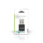 Nedis Nätverks dongle | Wi-Fi | AC600 | 2.4/5 GHz (Dual Band) | USB2.0 | Wi-Fi hastighet total: 600 Mbps | Windows 10 / Windows 11 / Windows 8 Nedis Nätverks dongle | Wi-Fi | AC600 | 2.4/5 GHz (Dual Band) | USB2.0 | Wi-Fi hastighet total: 600 Mbps | Windows 10 / Windows 11 / Windows 8