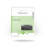 Nedis SCART-adapter | SCART Hona | SCART Hona | Nickelplaterad | Rak | ABS | Svart | 1 st. | Låda