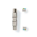 Nedis Nätverkskoppling | CAT7 | Skärmad | RJ45 Hona | RJ45 Hona | Rak | Metall | Låda Nedis Nätverkskoppling | CAT7 | Skärmad | RJ45 Hona | RJ45 Hona | Rak | Metall | Låda