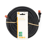 Nedis CAT6 Nätverkskabel | RJ45 hane | RJ45 hane | U/UTP | 30.0 m | Rund | PVC | Svart | Label Nedis CAT6 Nätverkskabel | RJ45 hane | RJ45 hane | U/UTP | 30.0 m | Rund | PVC | Svart | Label