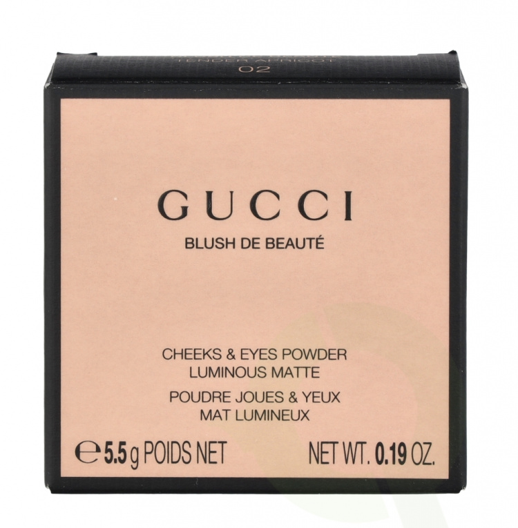 Gucci Cheeks & Eyes Powder Luminous Matte 5.5 g #02 Tender Apricot