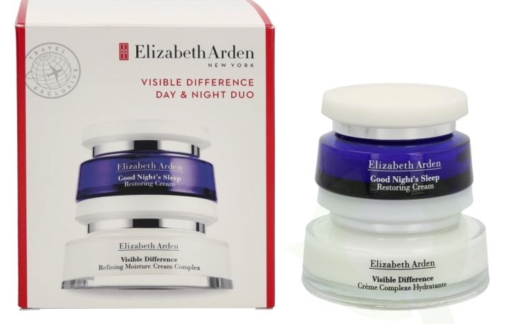 Elizabeth Arden E.Arden Visible Difference Day & Night Duo 150 ml Moisture Cream Complex 100ml/Good Night\'s Sleep Rest. Cream 50ml