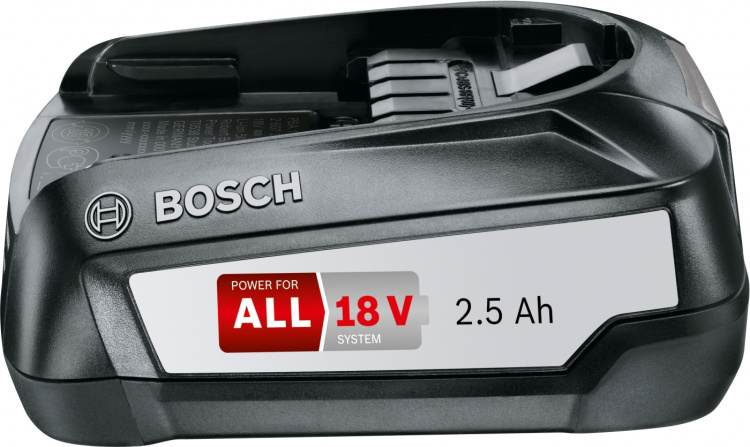Bosch 18 V litiumjonbatteri, 2,5 Ah