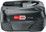 Bosch 18 V litiumjonbatteri, 4,0 Ah