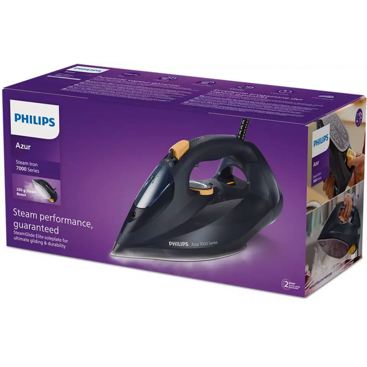 Philips Ångstrykjärn blått/gult 7000 Series HV DST7060/21