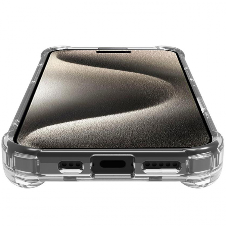 Celly Armor Stöttåligt skal iPhone 16 Pro Transparent