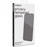 Celly Privacy Skärmskydd Härdat glas iPhone 16 Celly Privacy Skärmskydd Härdat glas iPhone 16