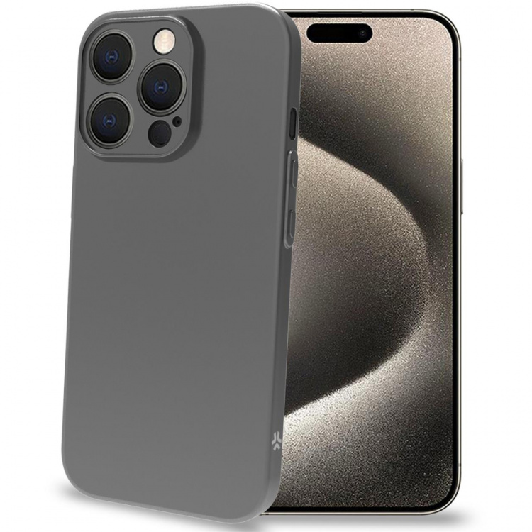 Celly SPACE Super Thin Cover iPhone 16 Pro Svart Celly SPACE Super Thin Cover iPhone 16 Pro Svart